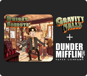 Dwight X Gravity Falls